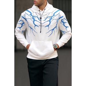 White Lightning Long Sleeve Casual Men's...