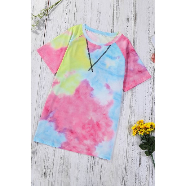 Multicolor Dip Dye T-Shirt